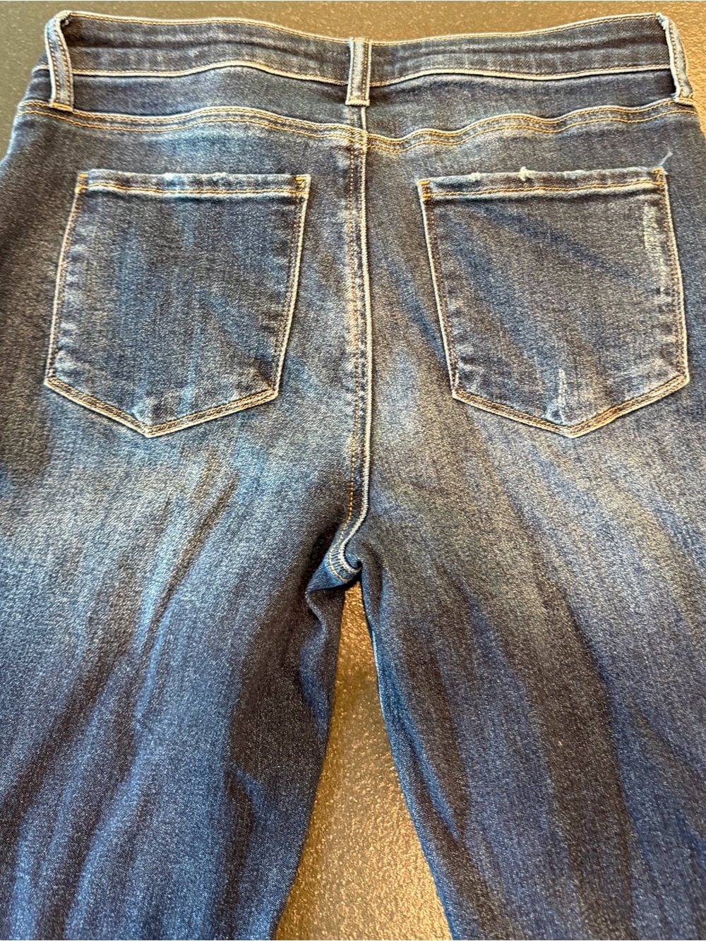 KUT From The Kloth Reese Fab Ab High Rise Straight Leg Jeans Dark Wash 8 - Picture 11 of 11